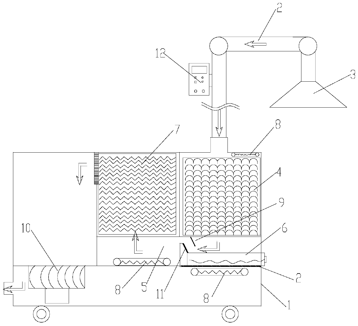 Oral spray collecting system