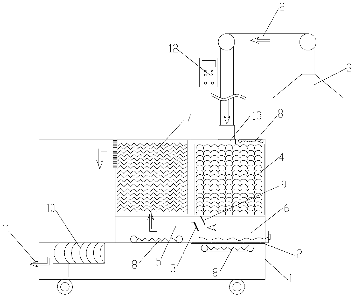 Oral spray collecting system