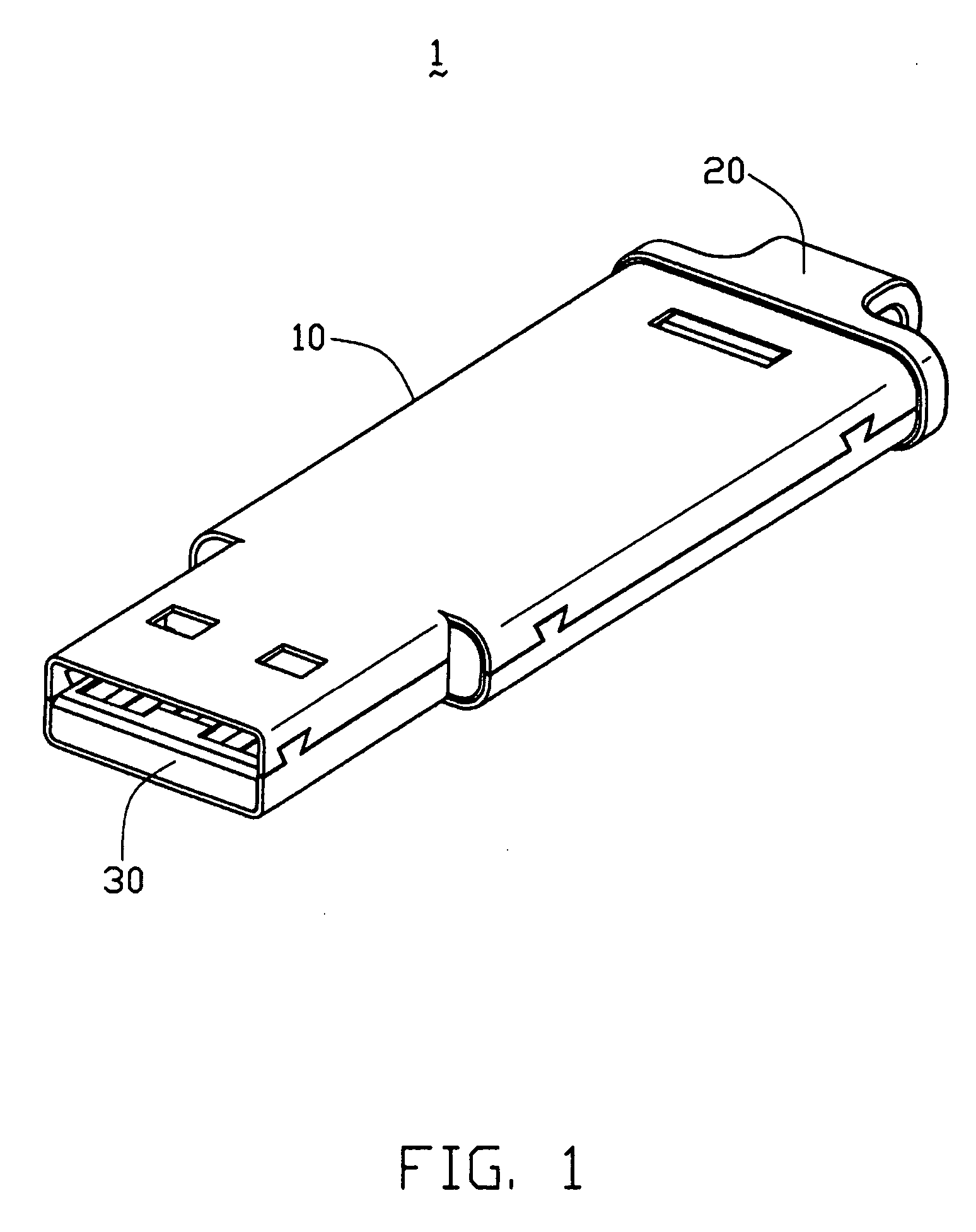 Universal serial bus connector with integral shell