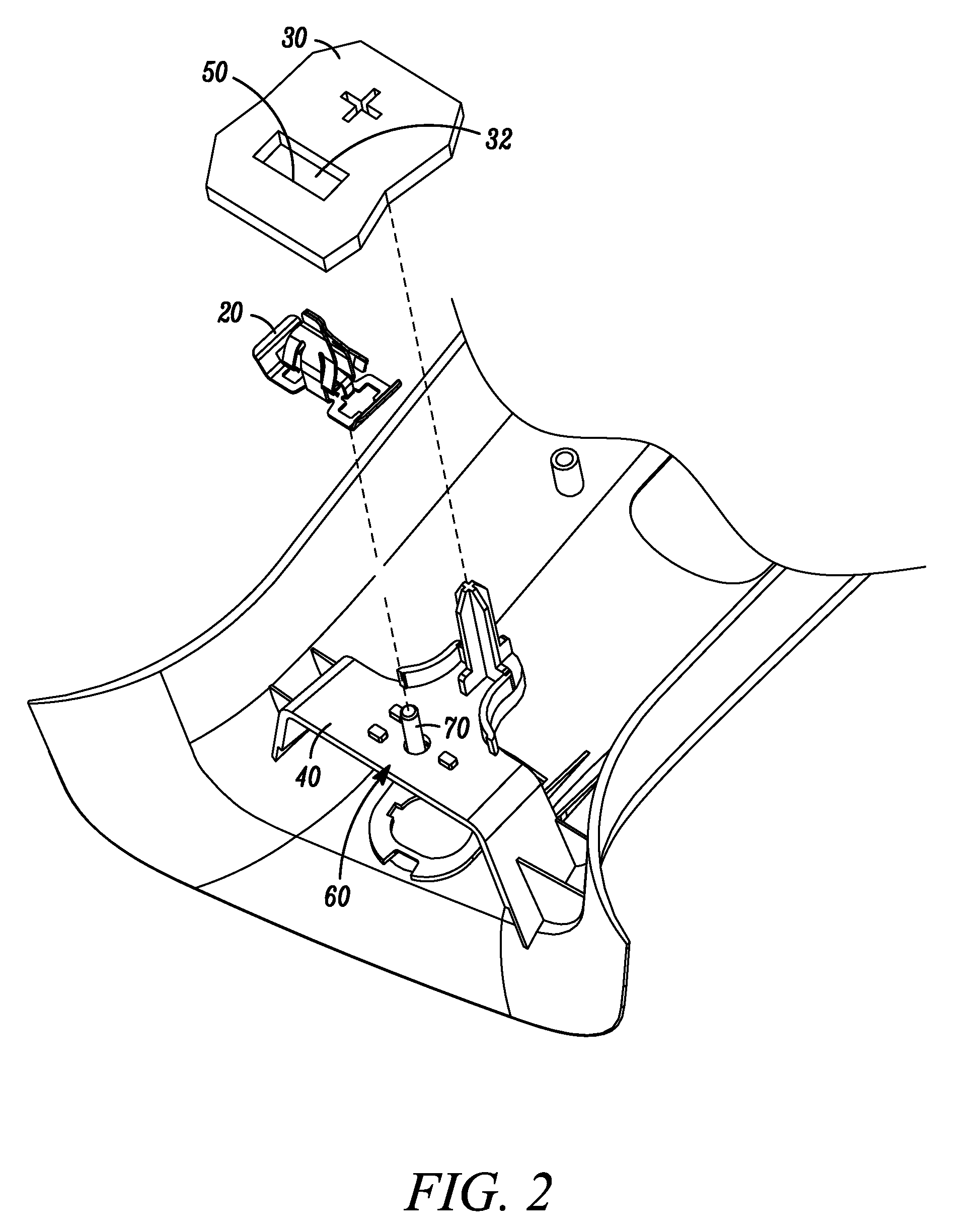 Multicontact Adaptive Fastener Clip