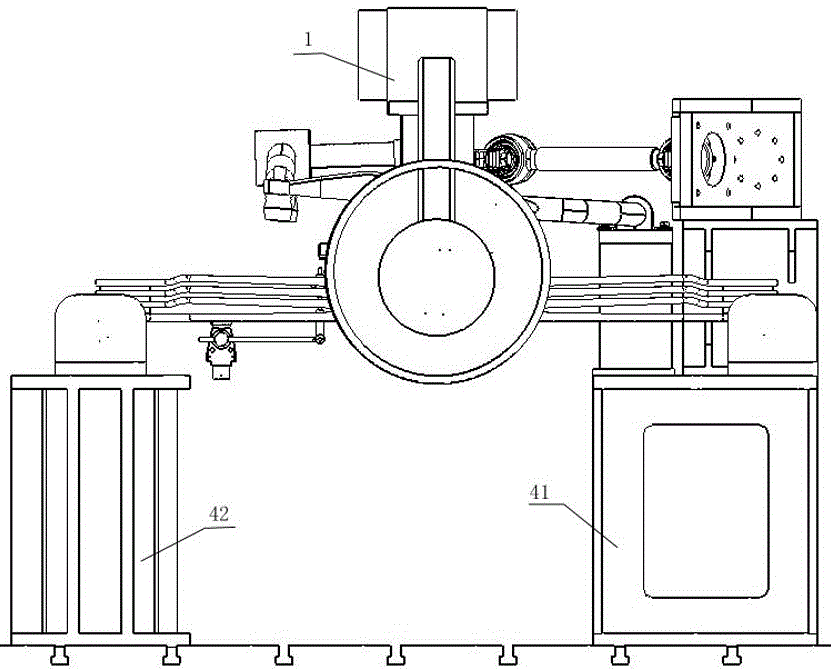 Test tool for steel plate spring suspension system and test method thereof