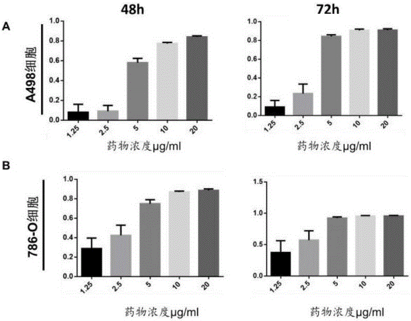 Application of cuprous oxide nanoparticles to preparation of medicine for treating renal cancer diseases