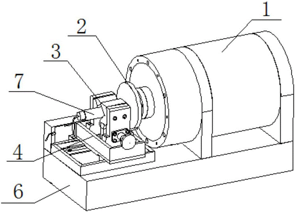 Device used for dynamic and static calibration of eddy current sensor