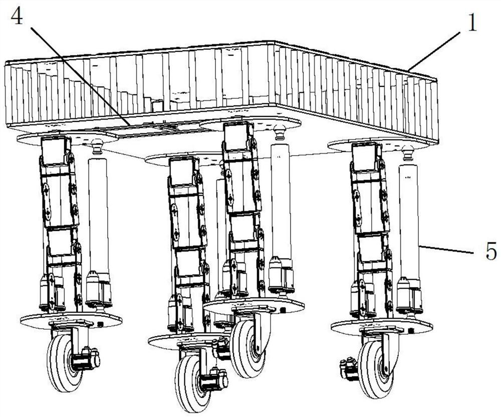 Wheel-leg hybrid quadruped robot