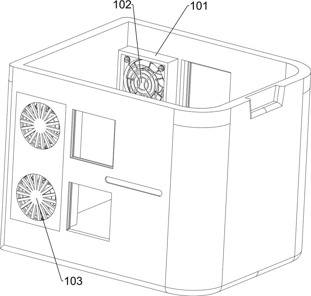 Rapid drying device for medical equipment