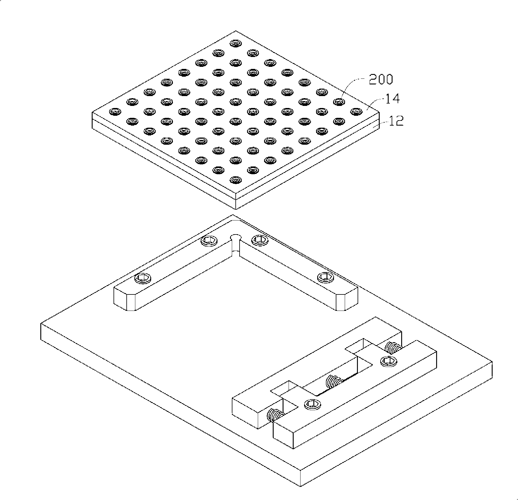 Gluing tool