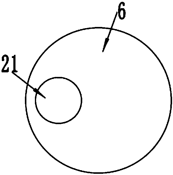 Circulating type sand sieving device for building engineering