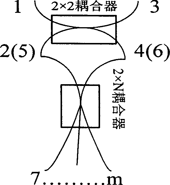 Passive optical network system for realizing protection switching and protection switching method