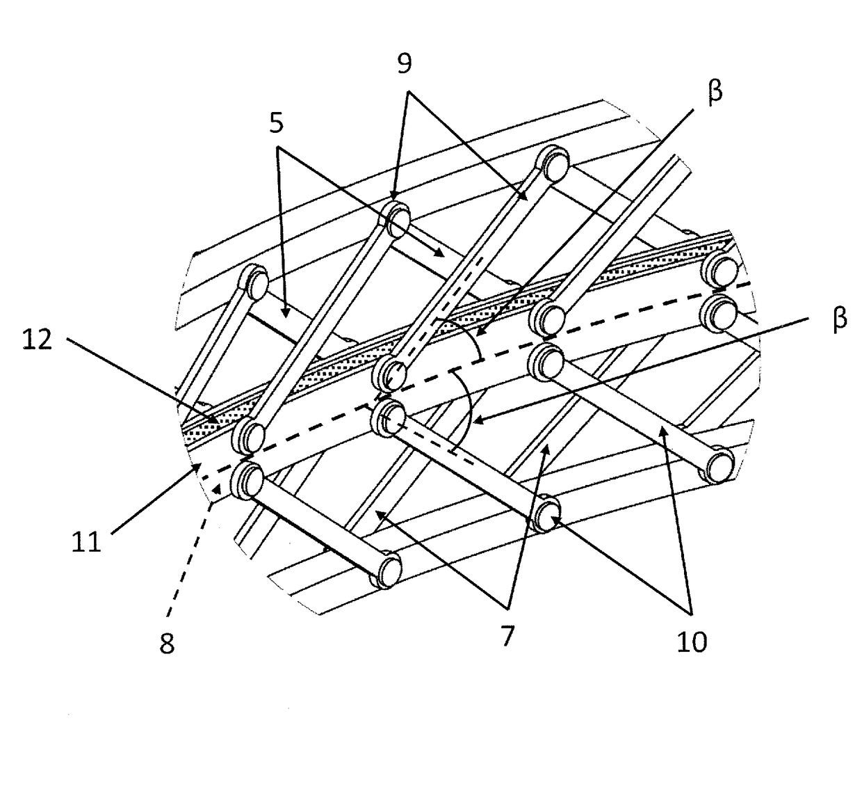 Shock damping element