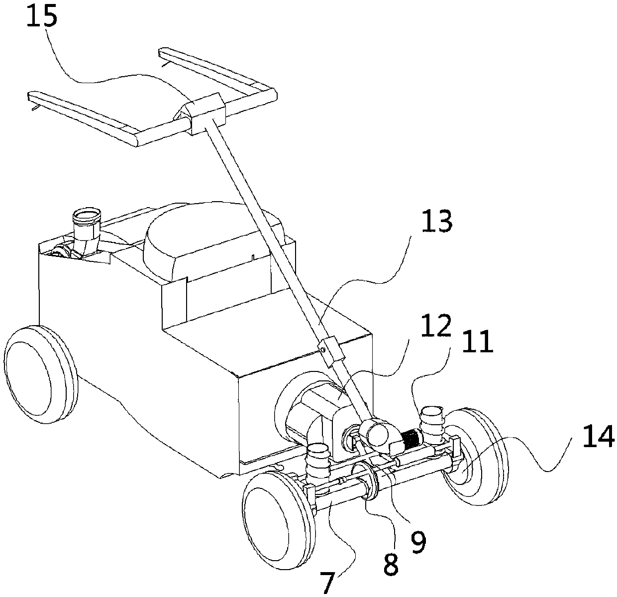 Garden weeding device