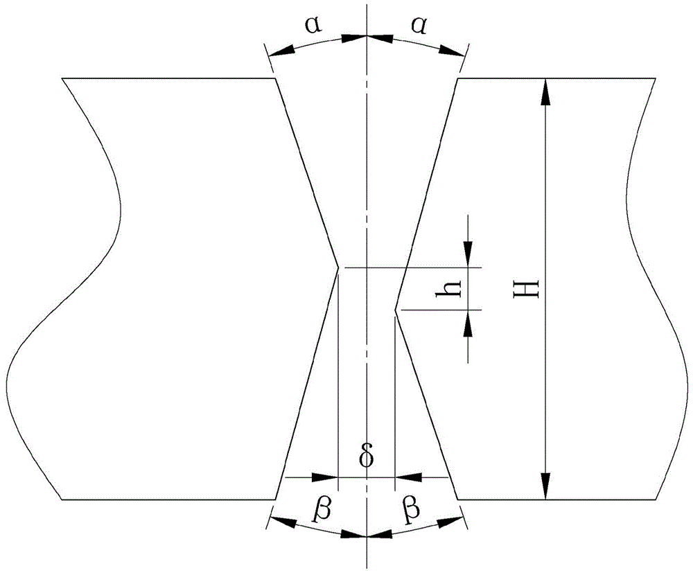 A Welding Process for Unclear Root of X-shaped Groove of Medium and Heavy Plate