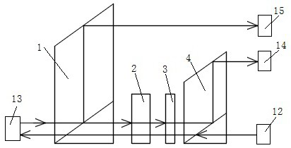 Four-port circulator and optical module