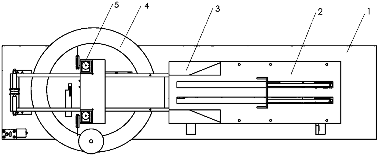 A carton automatic buckle cover, sealing machine