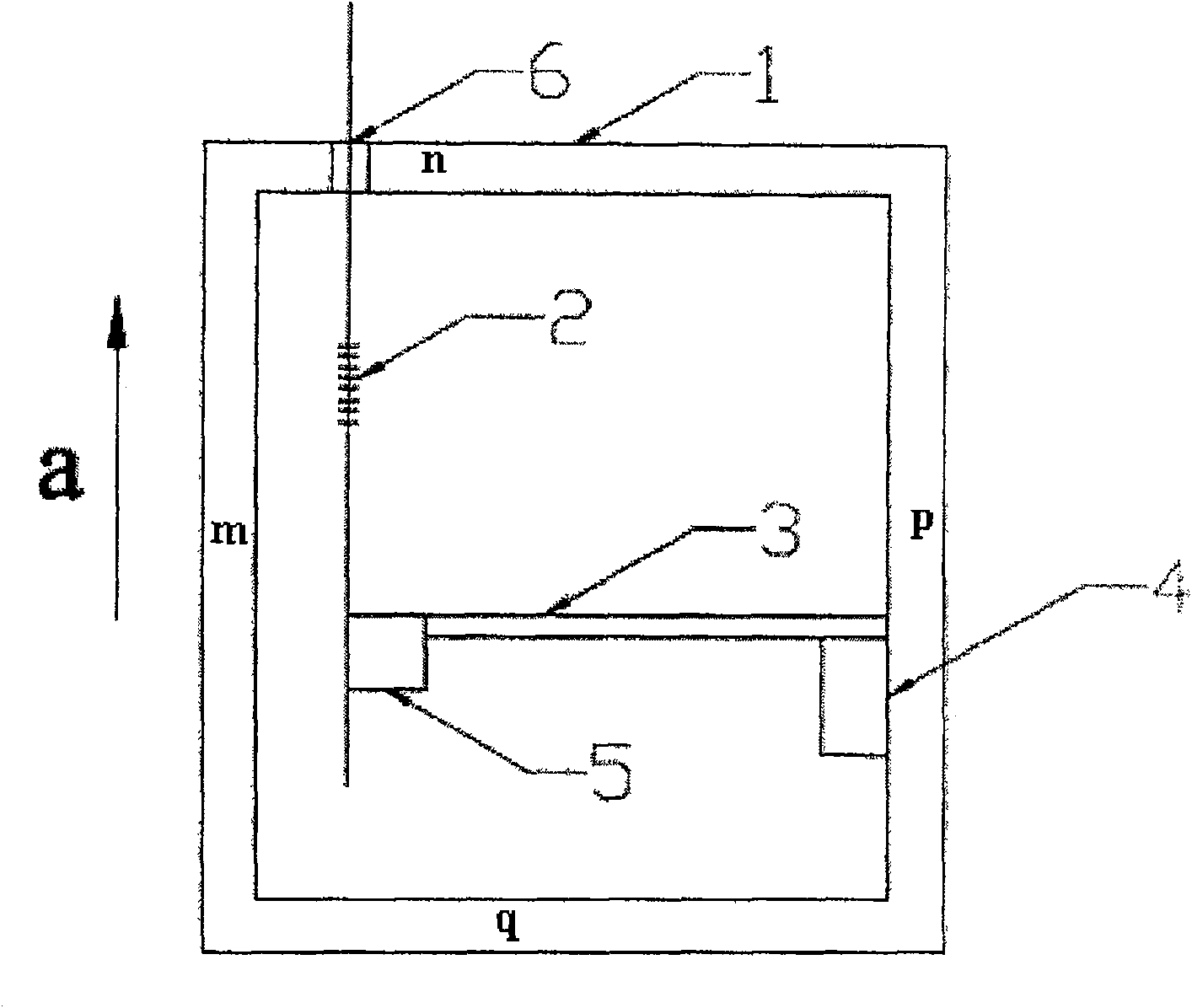 Optical fibre grating accelerometer based on cantilever beam deflection