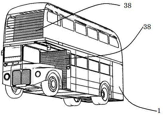 Motor vehicle with free cloth bag array for removing fog and haze