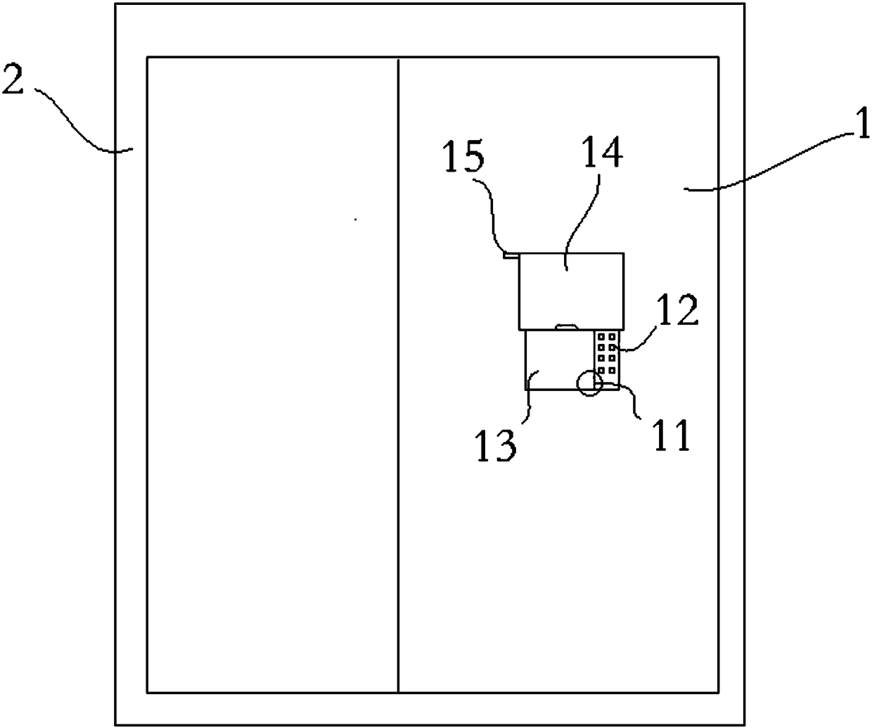 A smart home sliding door controlled by a single chip computer