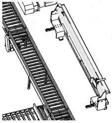 Automatic production line for packaging thin film roll materials