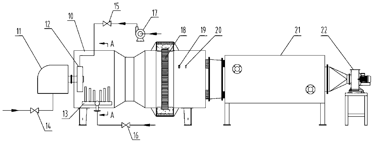 High-purity waste ammonia gas incinerator, system and process