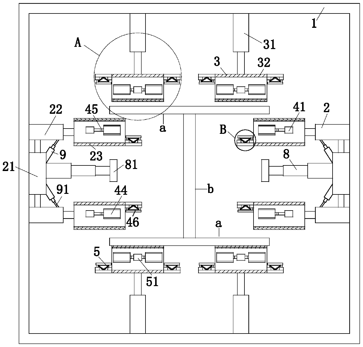 A giant I-beam straightening system