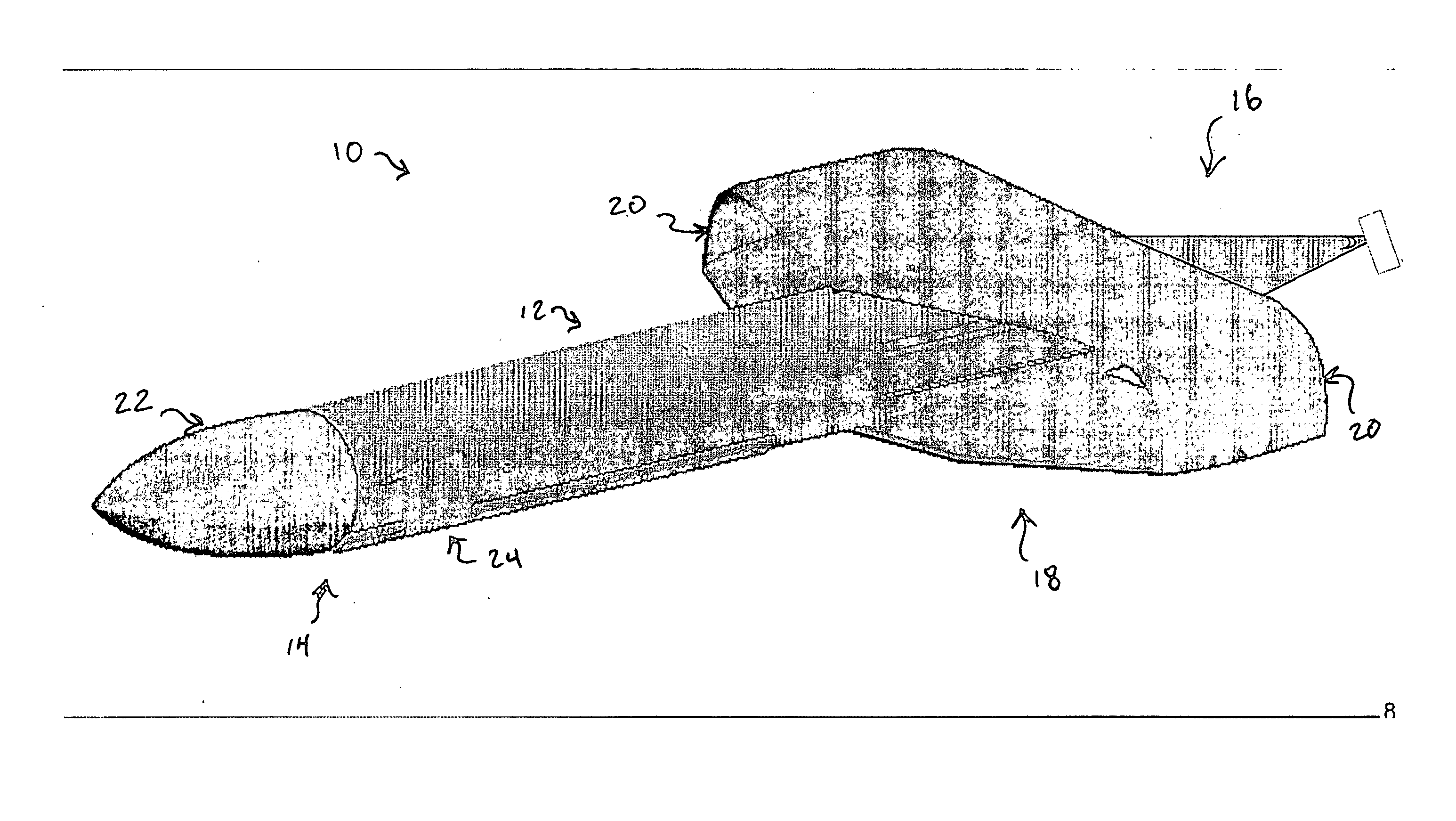 Gliding submersible transport system