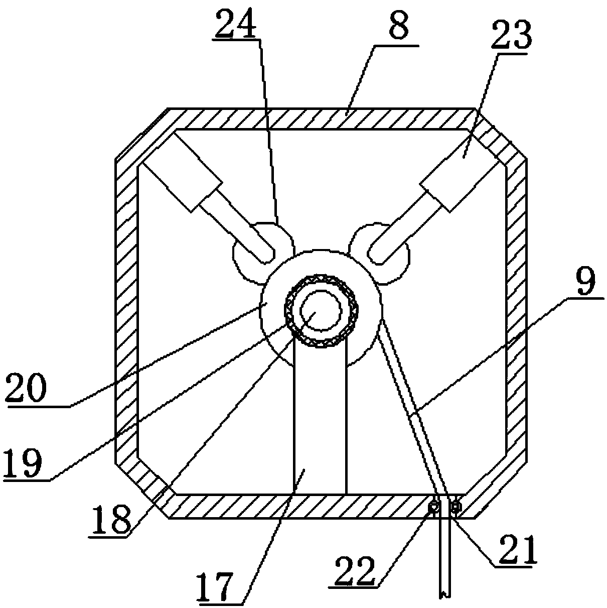 Municipal garden sapling sunshade device