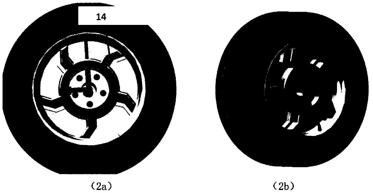 Amphibious composite wheel and amphibious vehicle