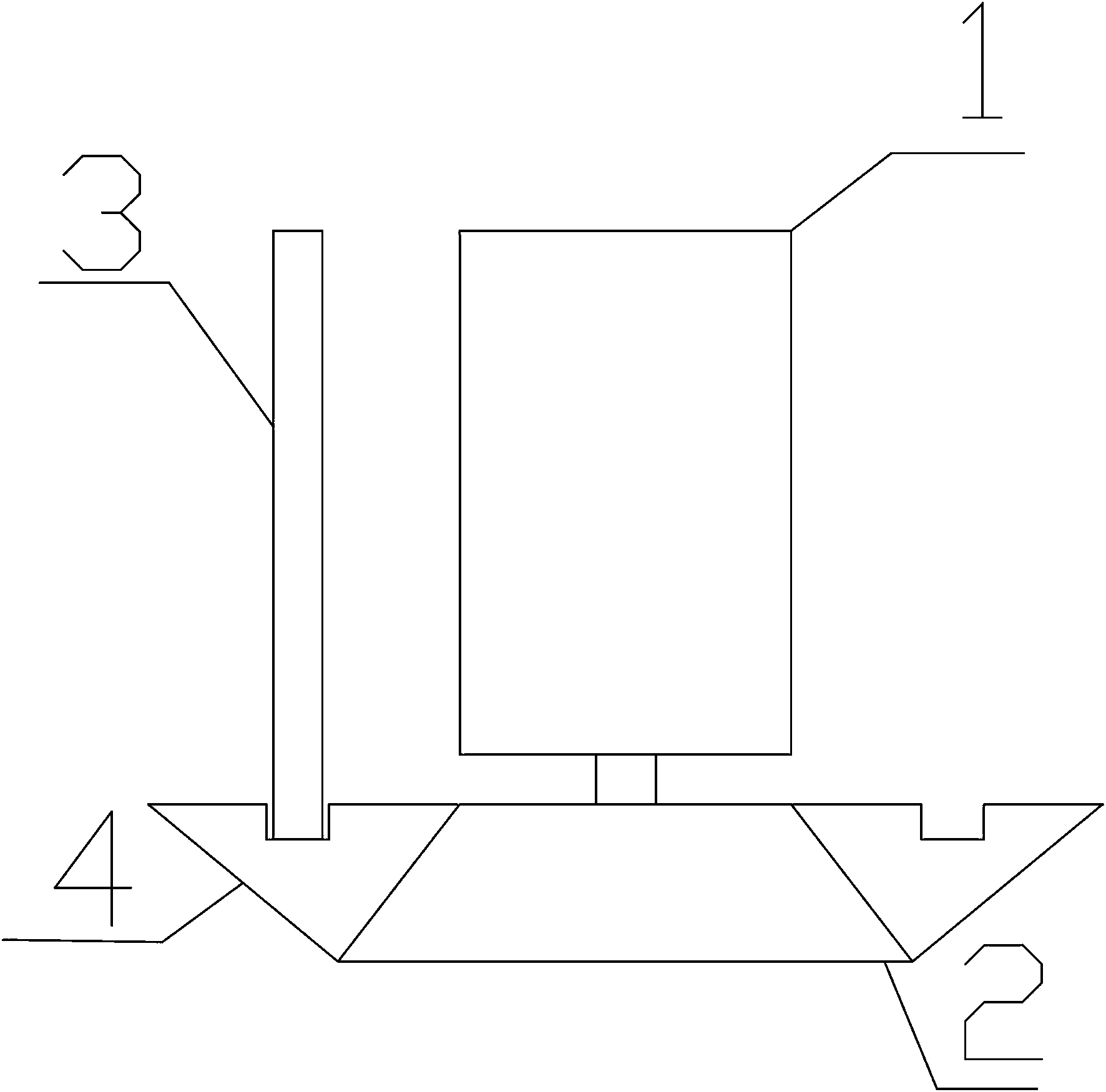 Device and method for tracing cracks of rock sample