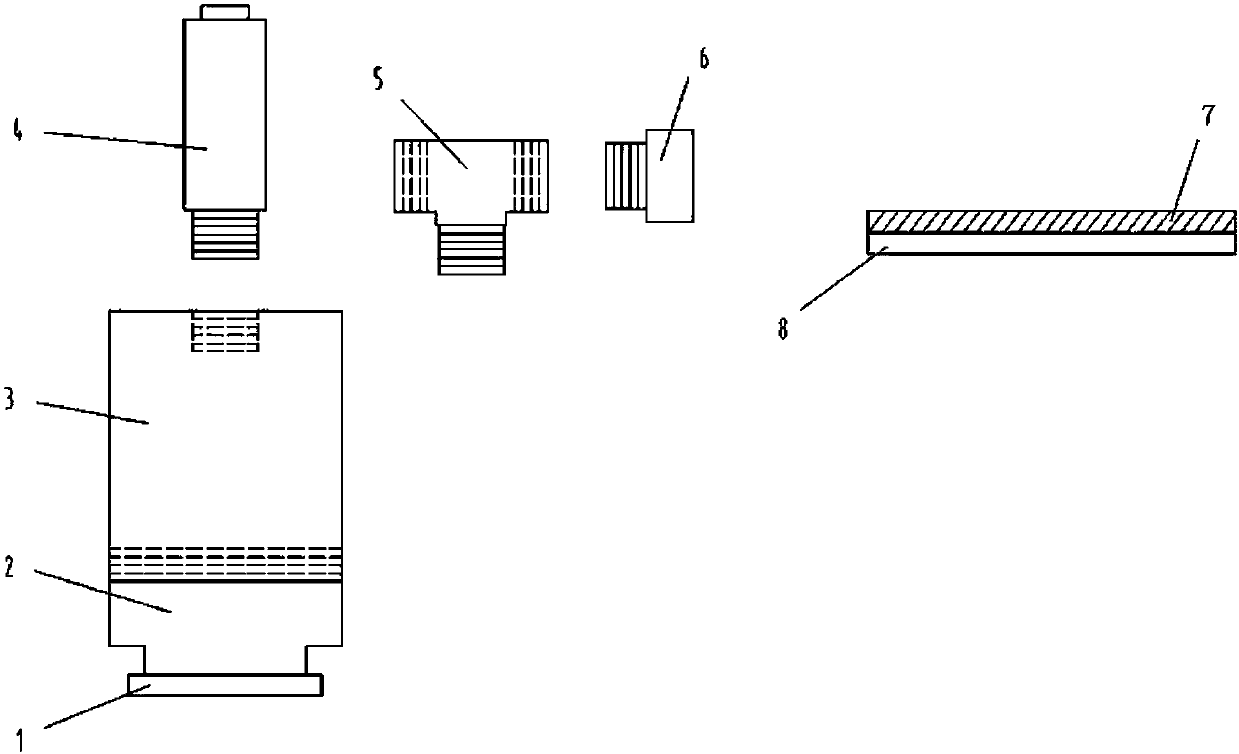 Movable sanitary safety detection system for building drainage system and method