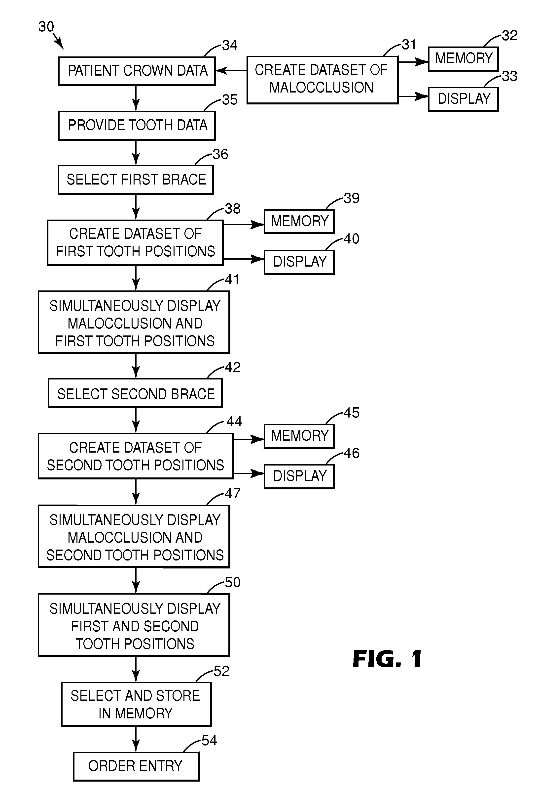 Method and apparatus for selecting a prescription for an orthodontic brace