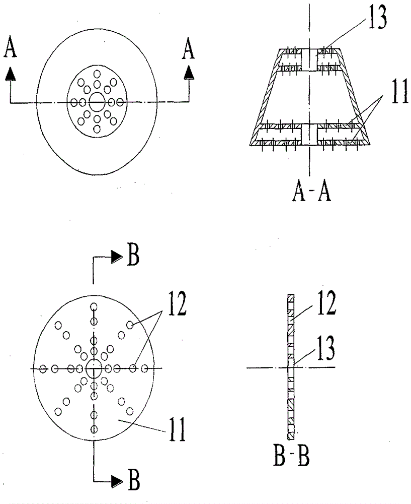 A coal mine gas water pressure relief separator