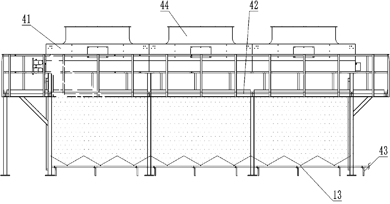 Air-side air and water mixed fine atomization enhanced heat exchange system for air cooler