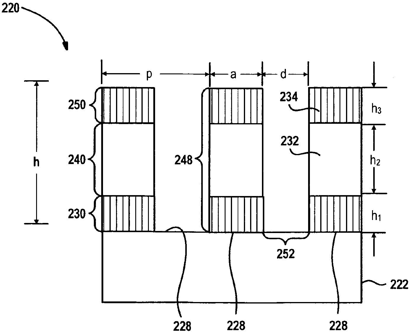 Display device having plasmonic color filters and photovoltaic capabilities