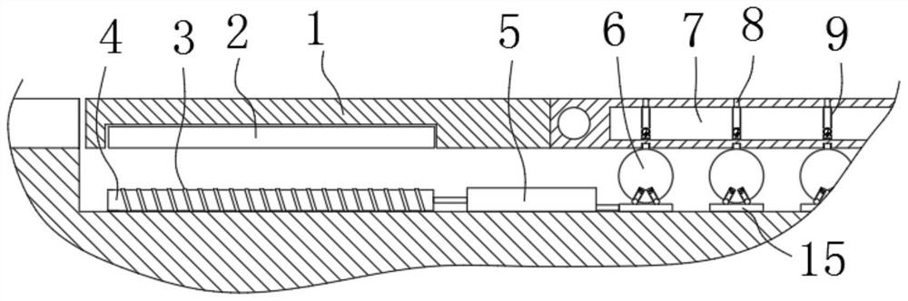 A deceleration system for traffic road construction