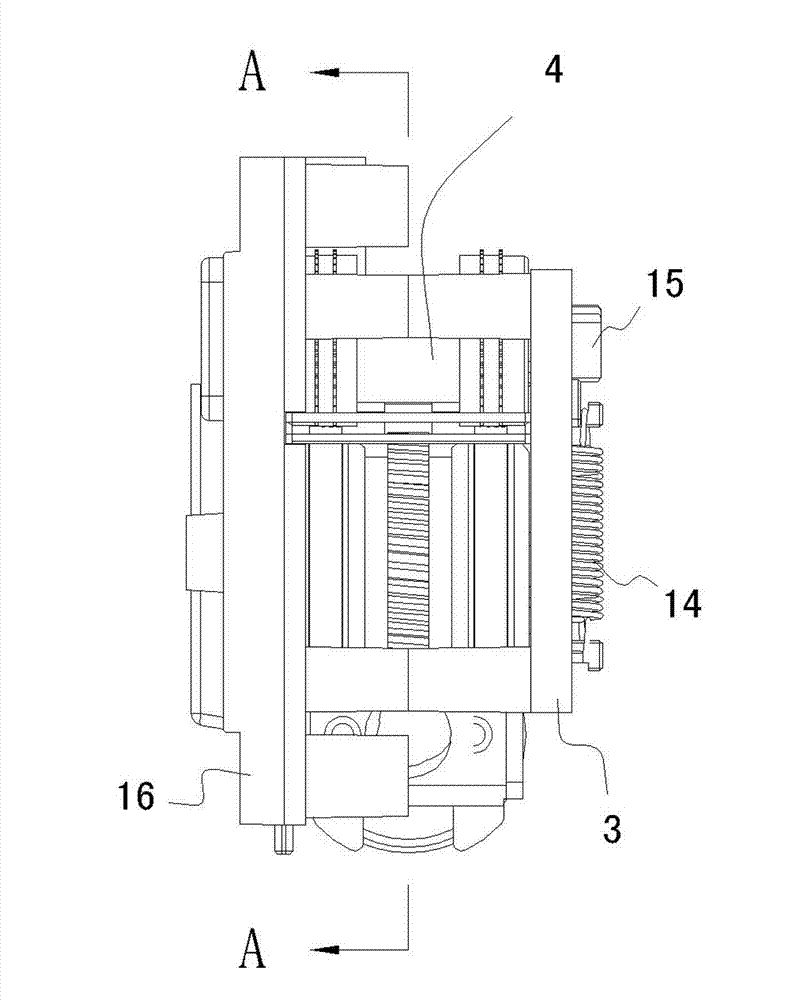 Ticket-pressing and ticket-locking mechanism for recreational lottery ticket machine