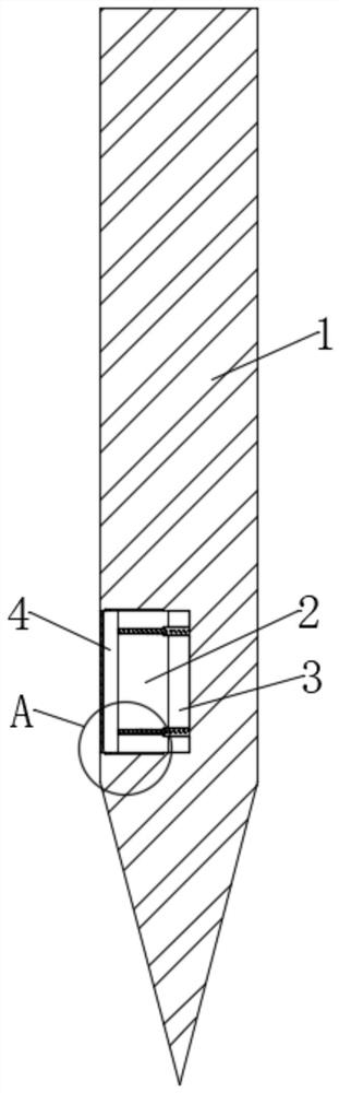 A self-detaching sewing device for an automatic sewing system