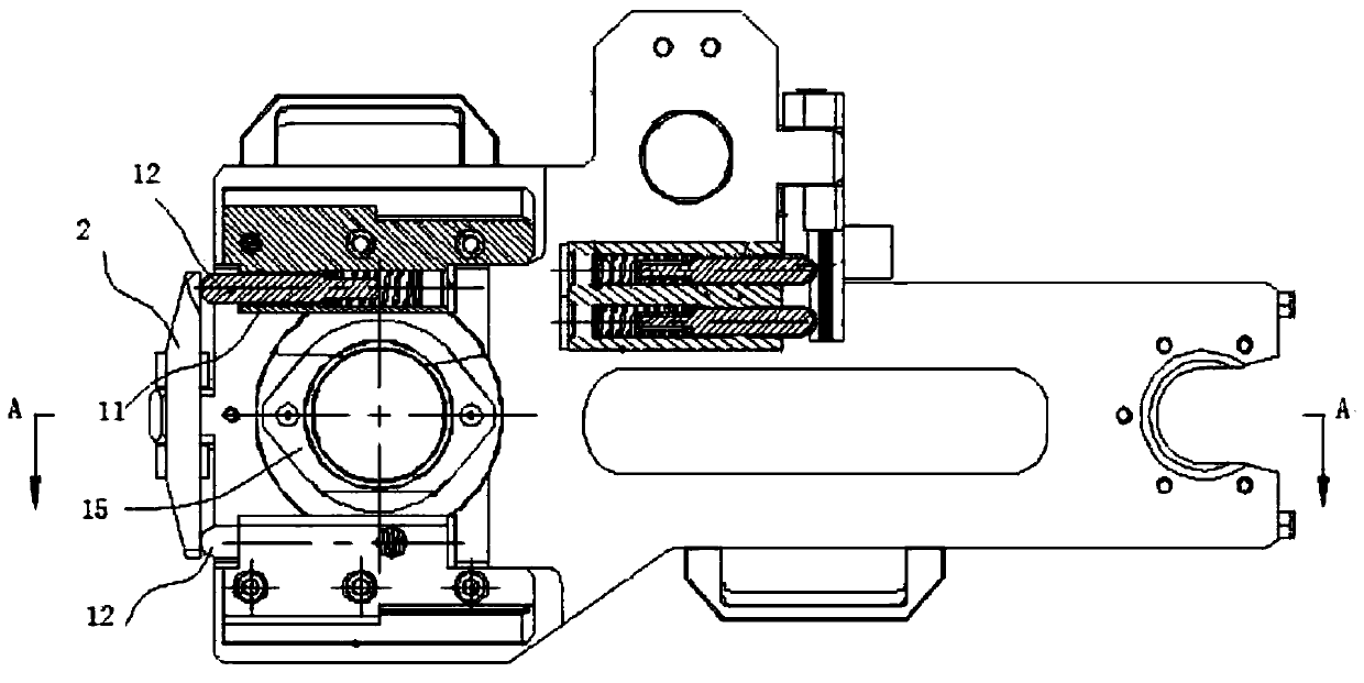 Large end positioning and clamping device for connecting rod expansion breakage