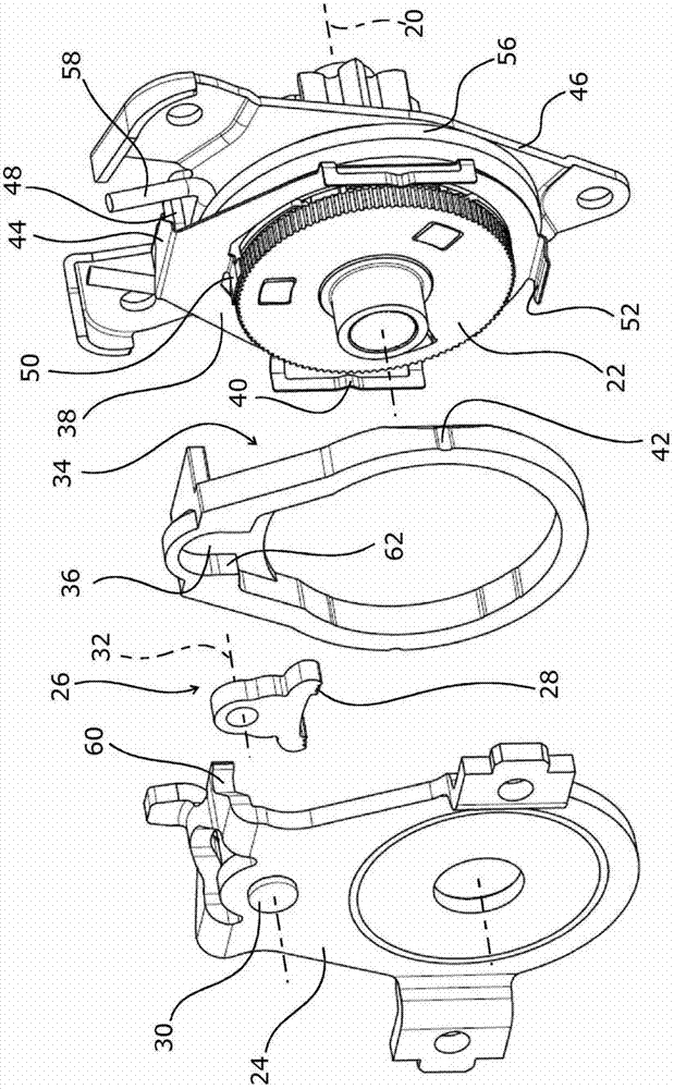 Self-locking step-by-step mechanism for an adjustment device of a vehicle seat