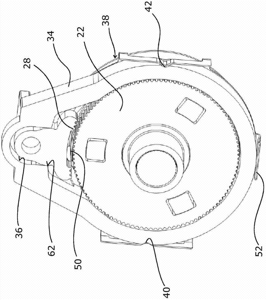 Self-locking step-by-step mechanism for an adjustment device of a vehicle seat