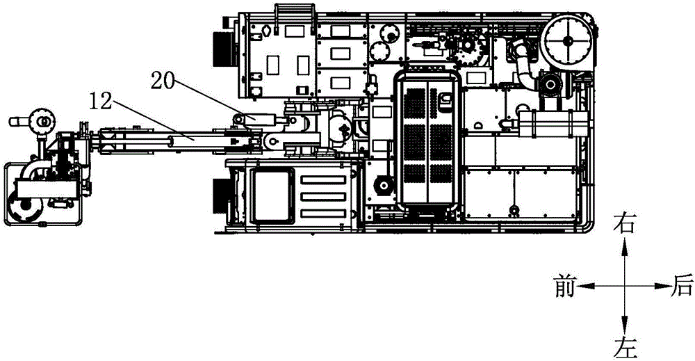 High-speed hydraulic drill with two engines