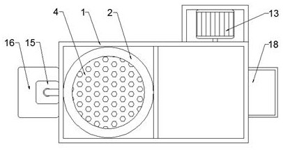 Crushing device for solid waste detection