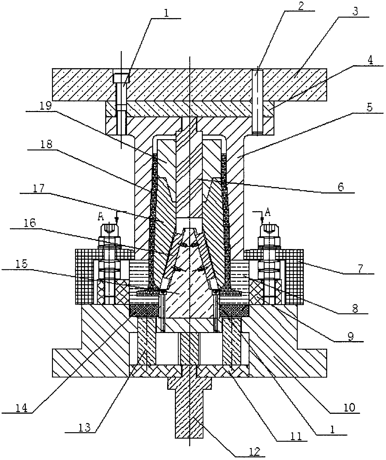 An Extrusion Forming Method of "Big Belly and Small Mouth" Type Branch Light Alloy Components