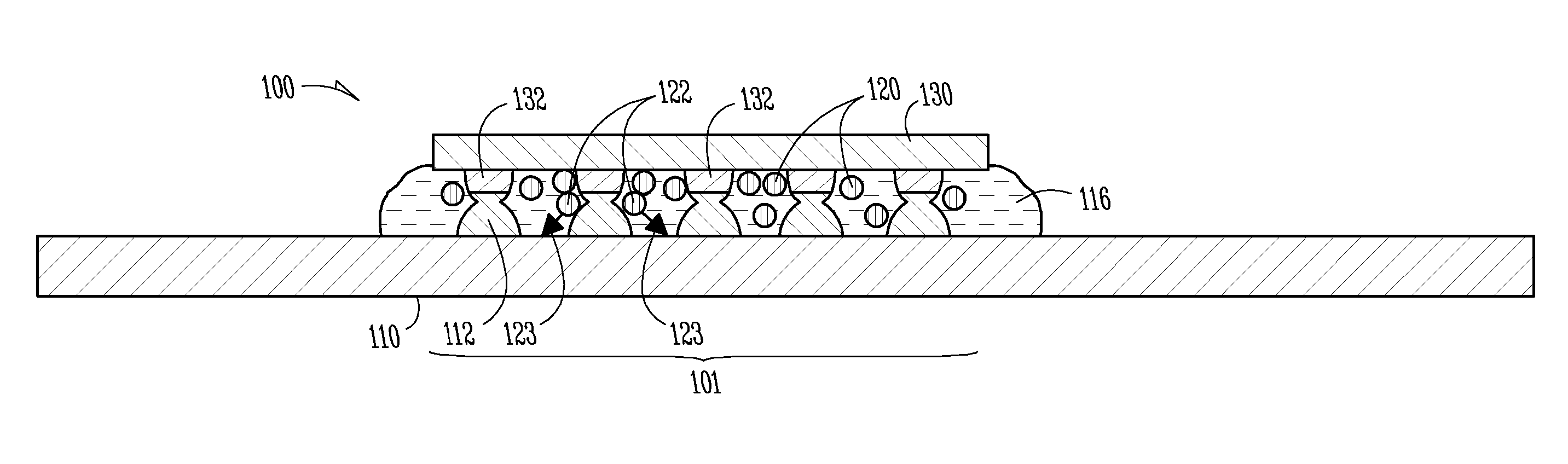 Electronic assemblies and systems with filled no-flow underfill