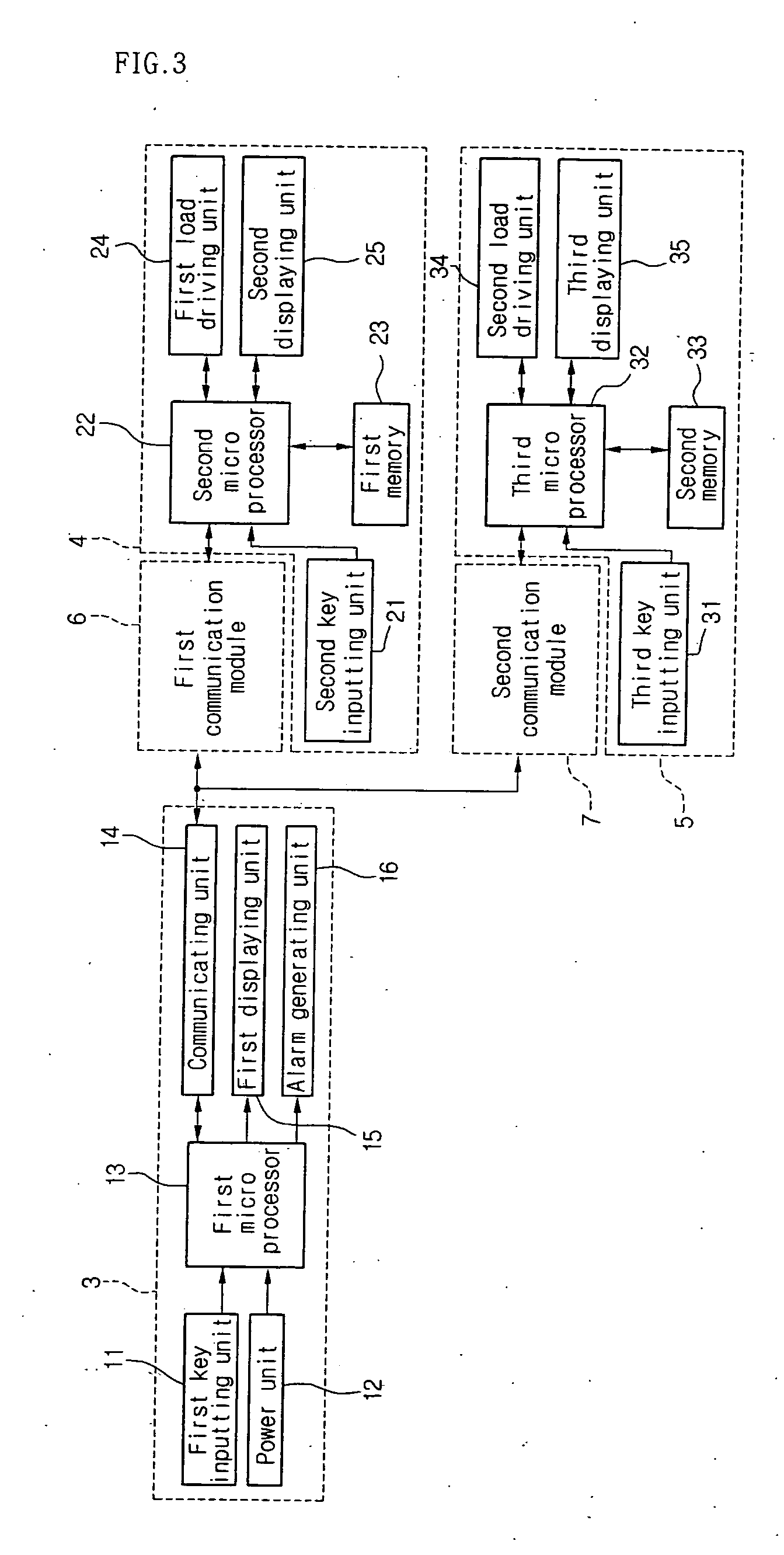 Monitoring system and method for home appliance placed within certain distance