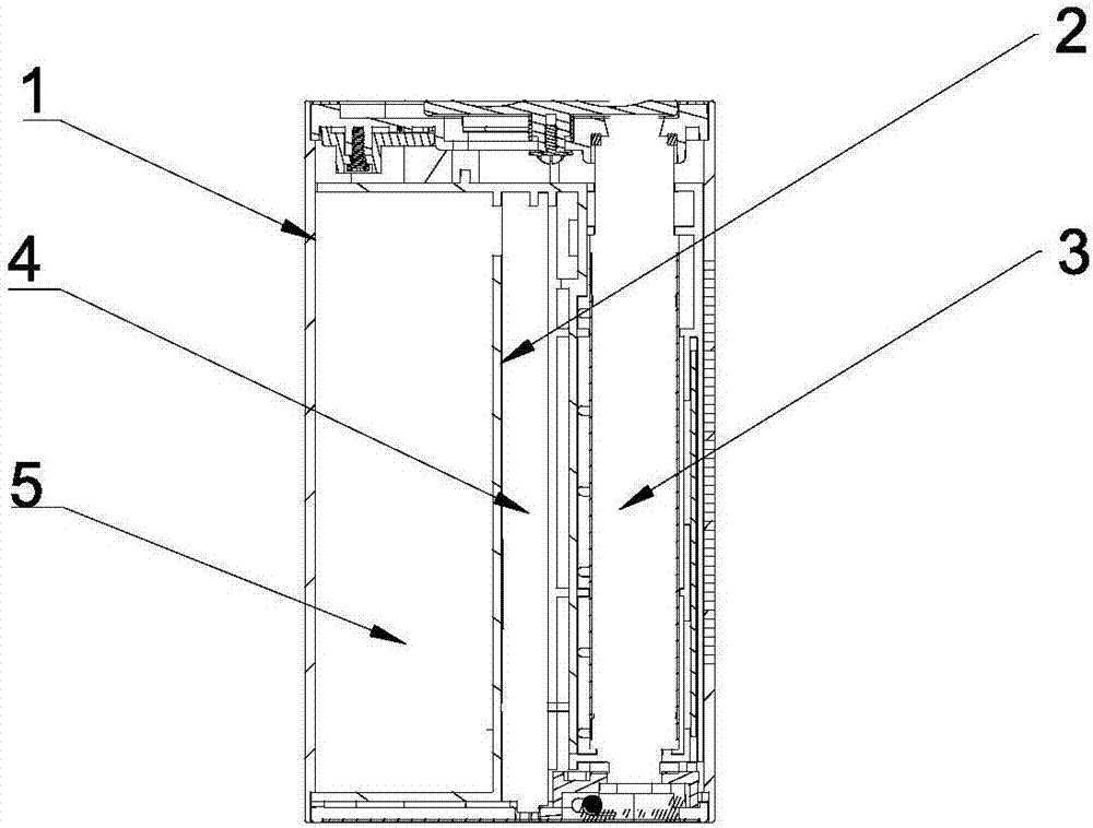 Heating non-combustible type electronic cigarette set