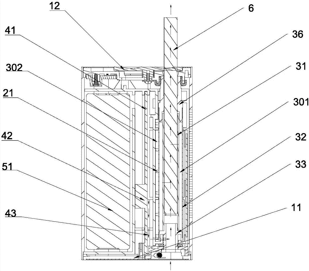 Heating non-combustible type electronic cigarette set