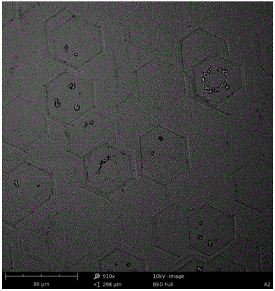 A kind of etching method of c-plane sapphire