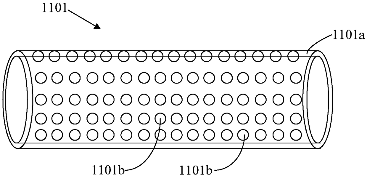 Aerator and aerated ecological floating island with aerator