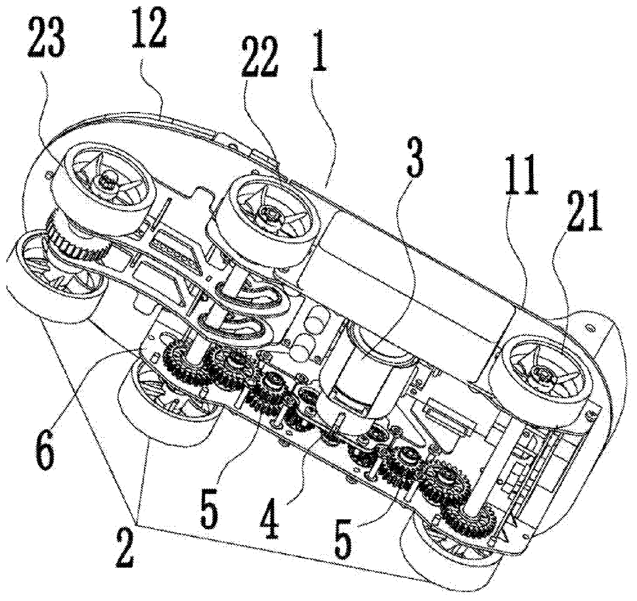 Power-driven shoe device