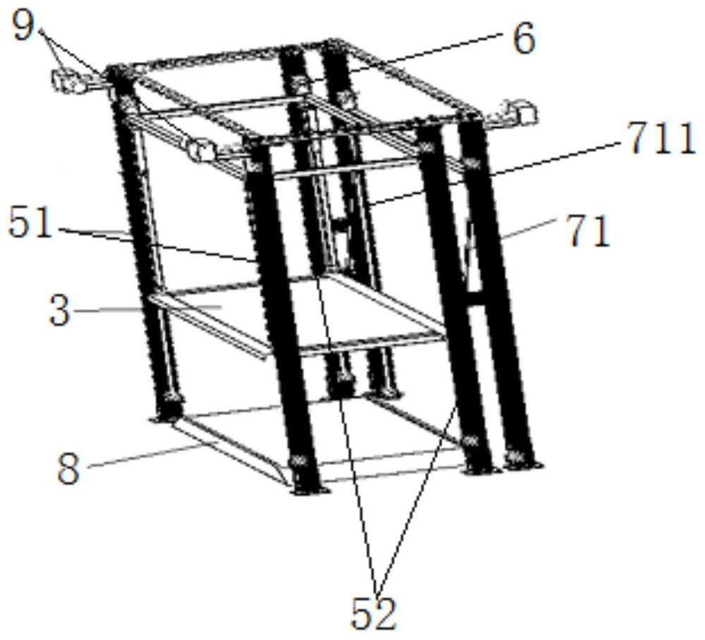 A small double-deck parking device with no avoidance in side orientation