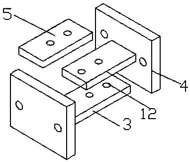 I-shaped energy dissipation connecting part for coupled shear wall structure